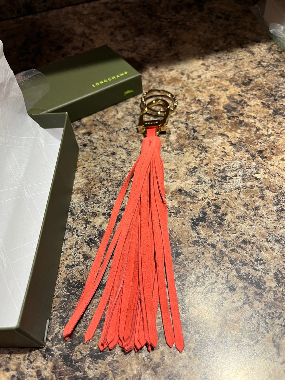 Longchamp Tassel Key Ring - Picture 5 of 6